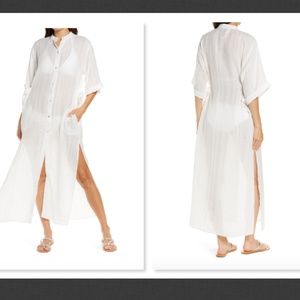 Robert Piccone Michelle Mandarin Collar Cover-Up M